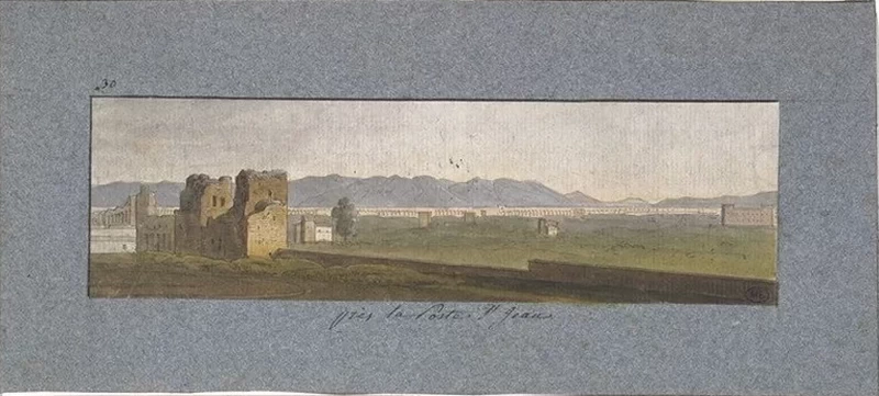Vista sulla campagna romana - Louvre Collections